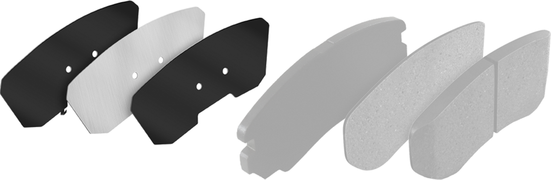 DFC Premium Rubber Steel Rubber Shims Premium Steel Rubber
